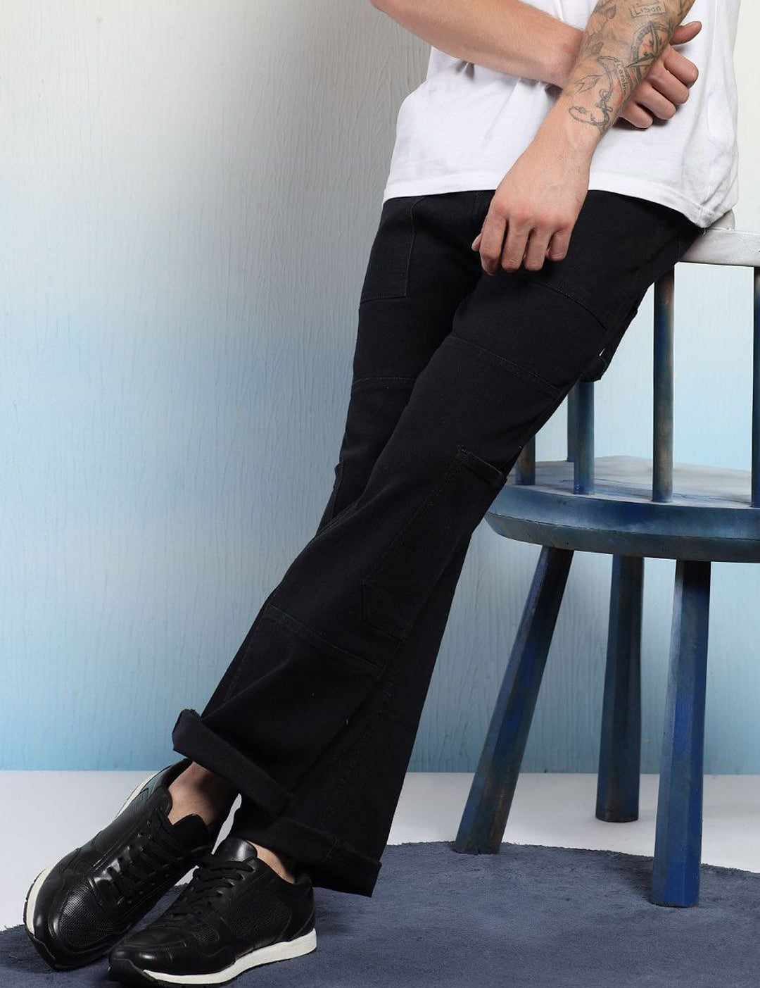 Kotty Men Pleated Cargos Trousers