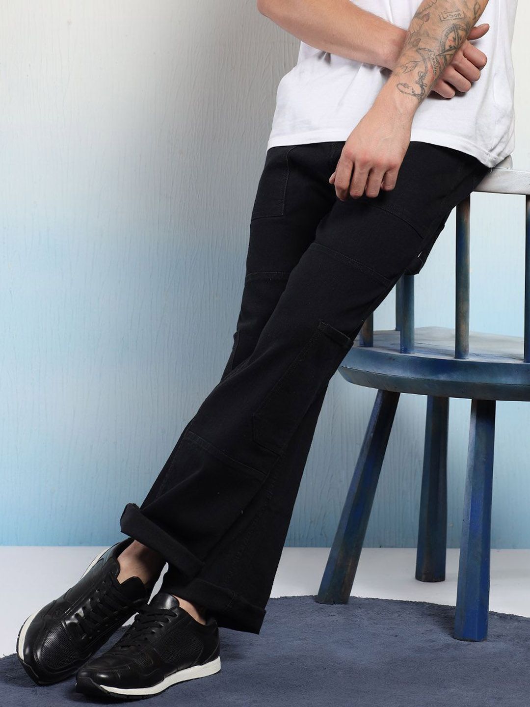 Kotty Men Pleated Cargos Trousers