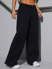 Kotty Women Jean Wide Leg High-Rise Stretchable Jeans