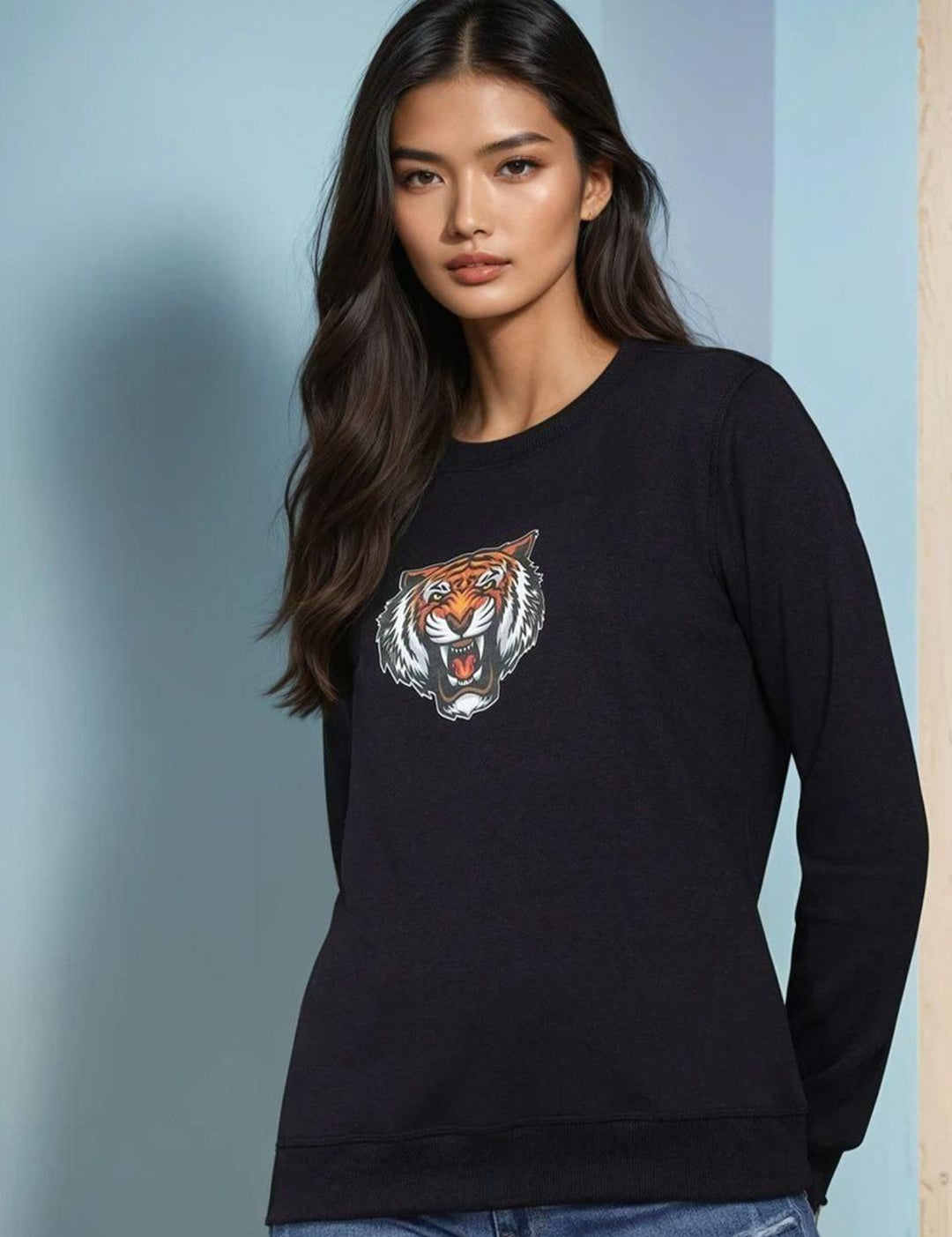 Kotty Women Printed Pullover Therma-Fit Sweatshirt