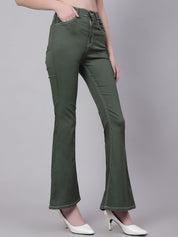 Kotty Women Bootcut High-Rise Stretchable Jeans