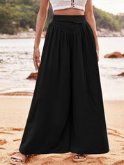 Kotty Women Wide Leg High-Rise Easy Wash Trousers