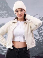 Kotty Women Shirt Collar Front-Open Therma-Fit Sweatshirt