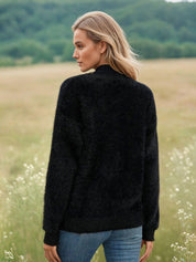 Kotty Women Cotton Solid Round Neck Long Sleeves Pullover