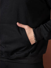 Kotty High Neck Acrylic Sweatshirt With Joggers