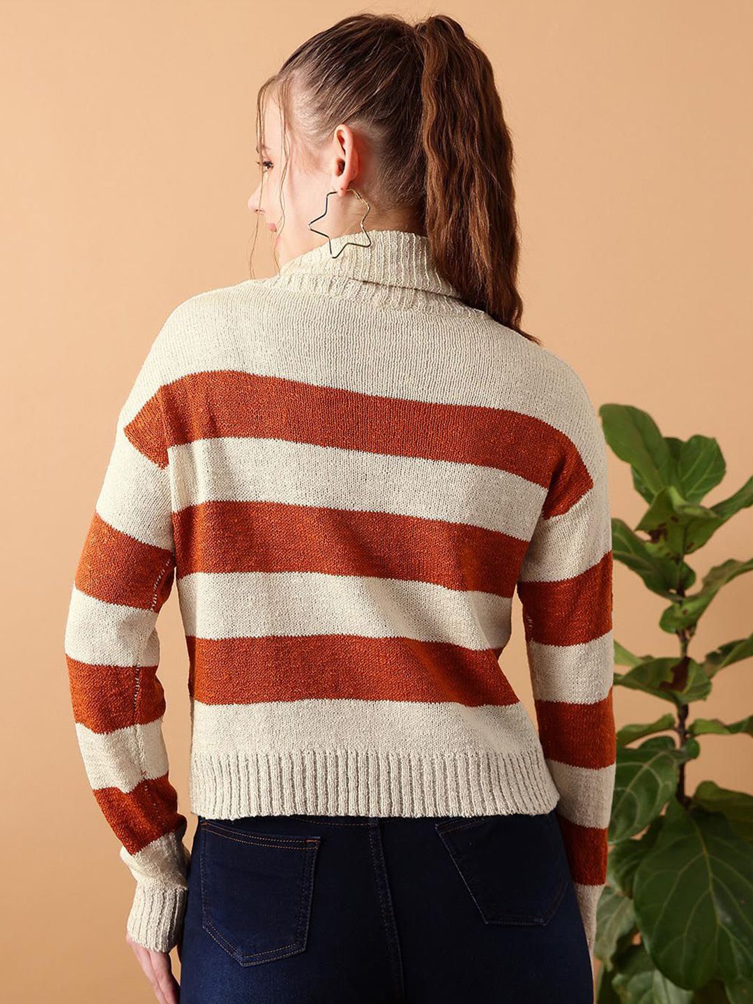Kotty Women Cotton Striped Pullover