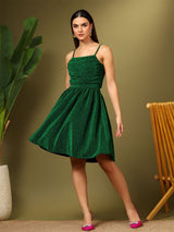 Kotty Embellished Fit & Flare Dress