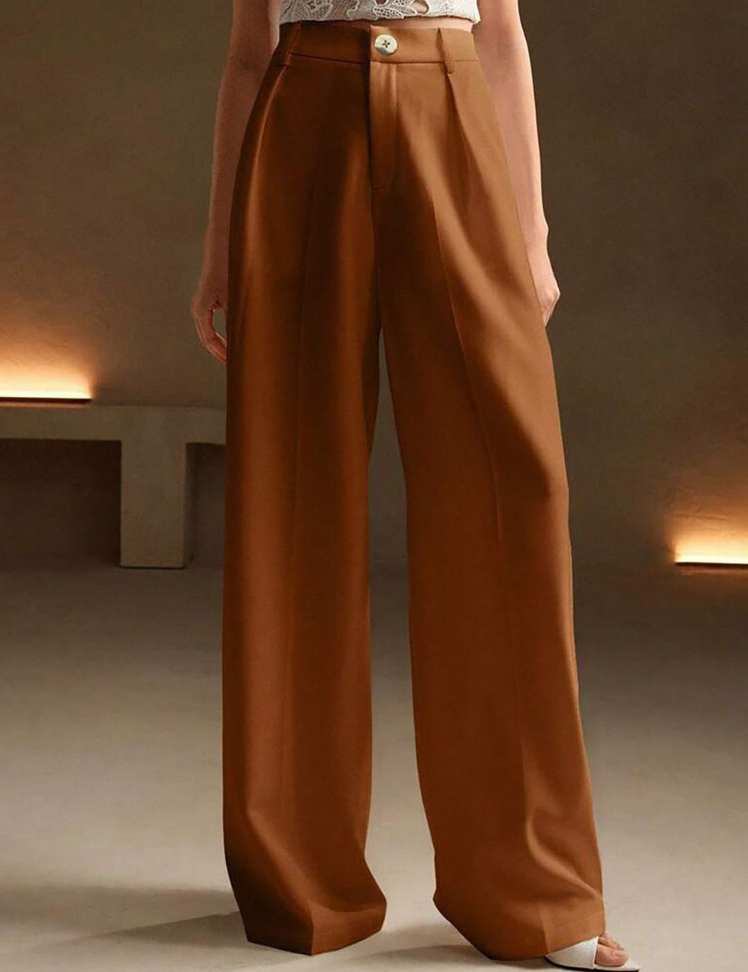 Kotty Women Relaxed High-Rise Formal Trousers