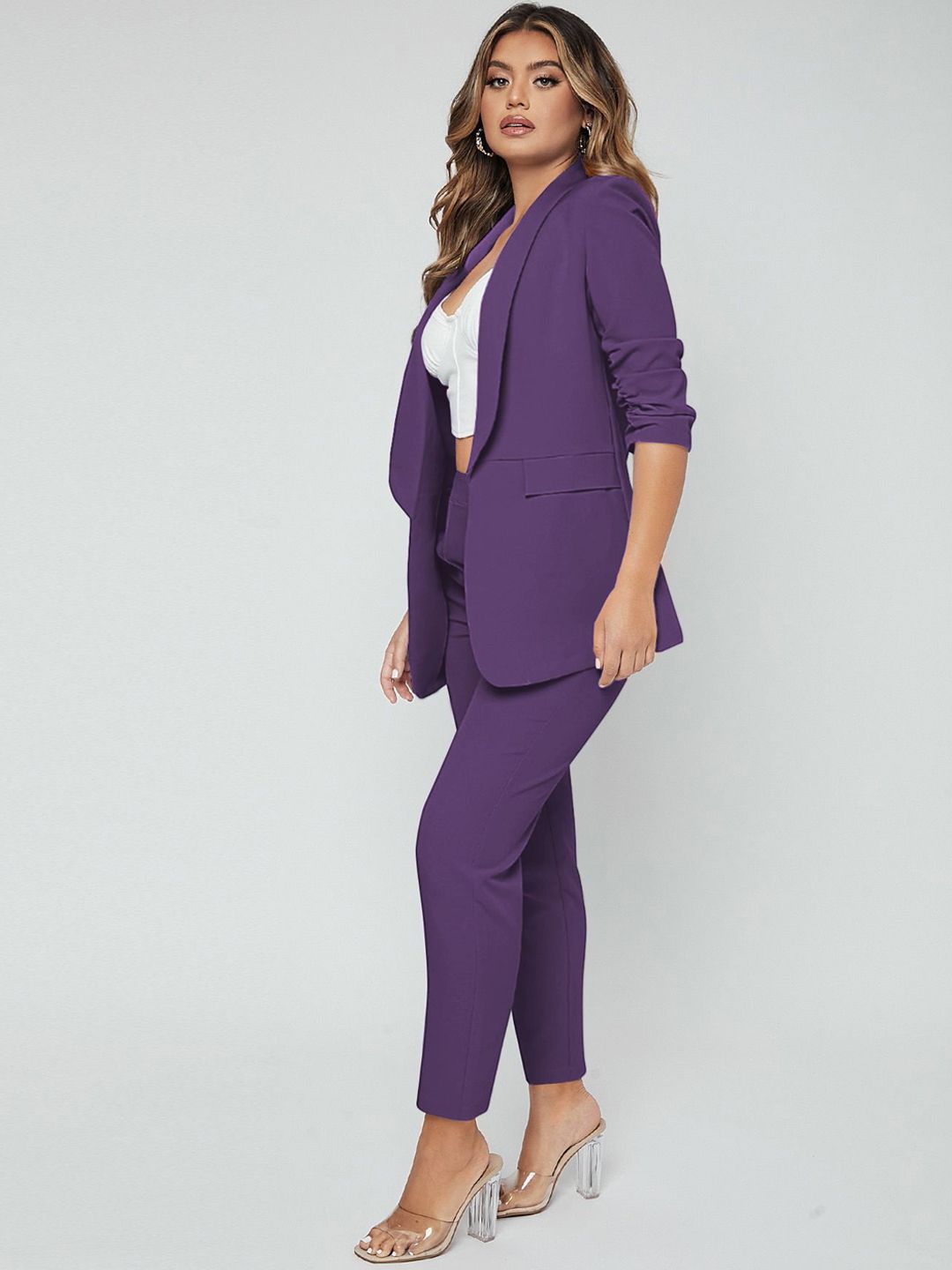 Kotty Shawl Collar Blazer With Trouser 