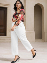 Kotty Women Straight Fit High-Rise Trousers