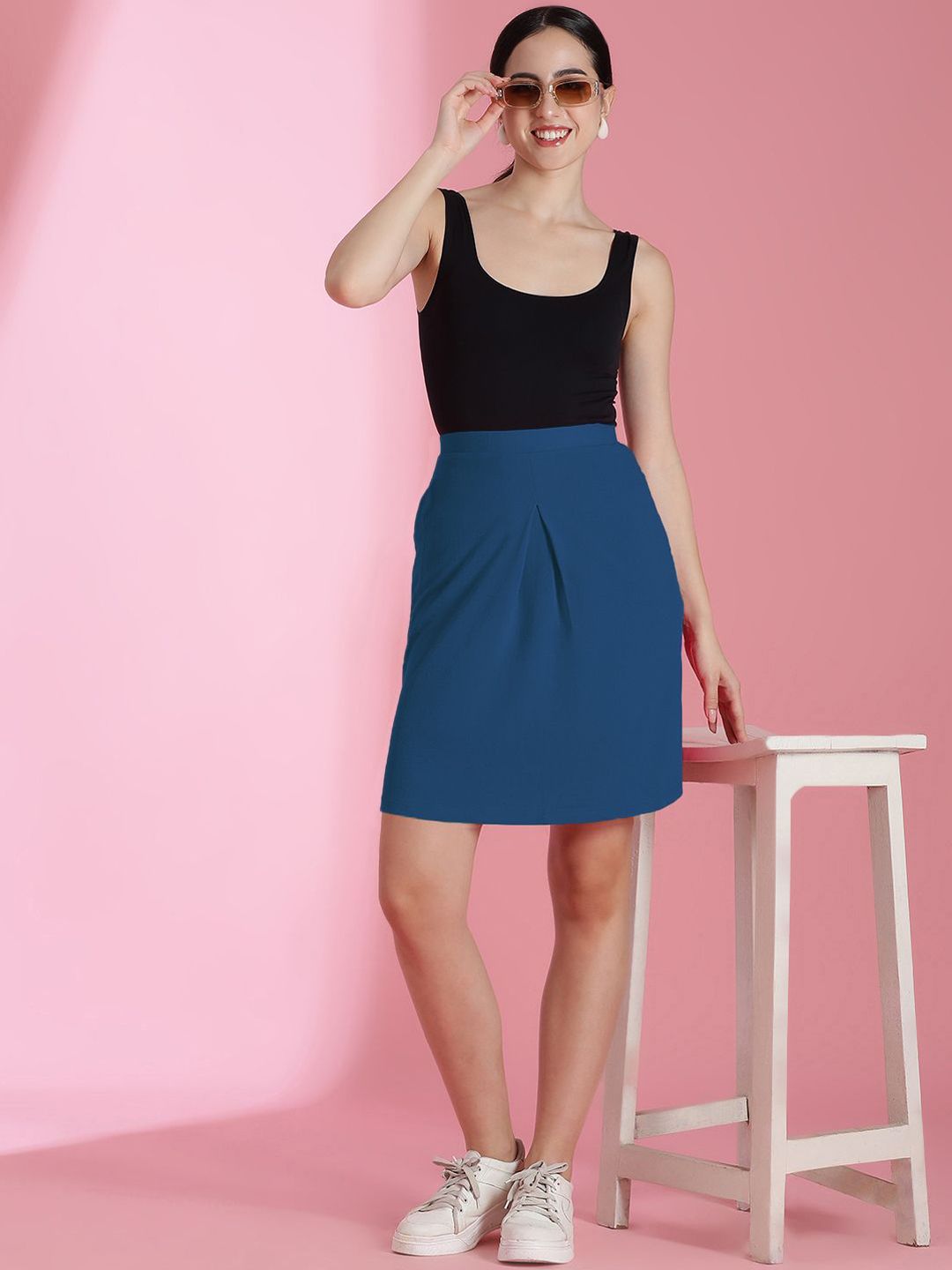 Kotty A-Line Above Knee Length Skirt