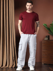 Kotty Men Relaxed Easy Wash Cargos Trousers