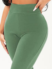 Kotty Women Regular Fit High-Rise Cotton Regular Trousers