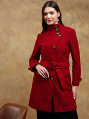 Kotty Spread Collar Longline Overcoat