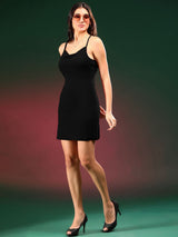 Kotty Women Solid Sleeveless Sheath Dress