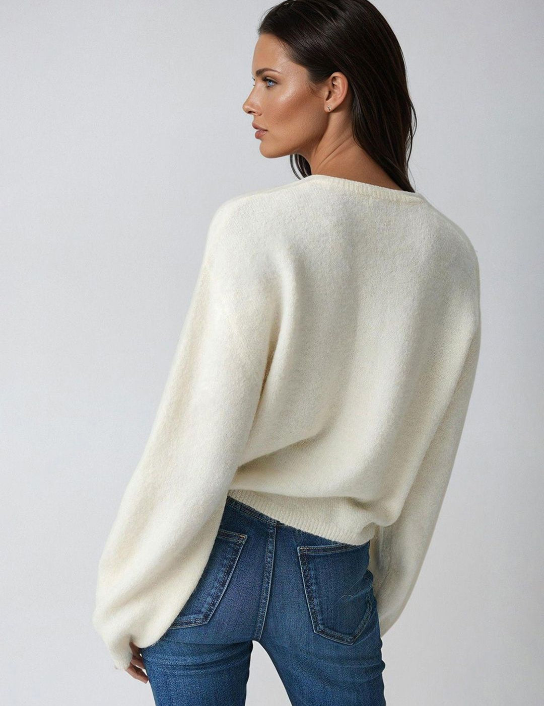 Kotty Women Self Design Round Neck Long Sleeves Front-Open Sweaters