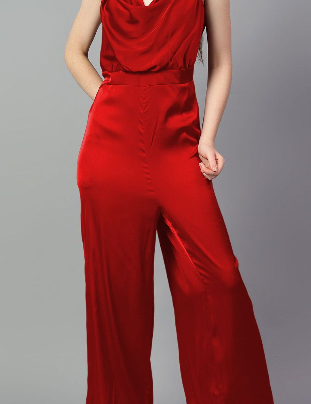 Kotty Cowl Neck Basic Jumpsuit