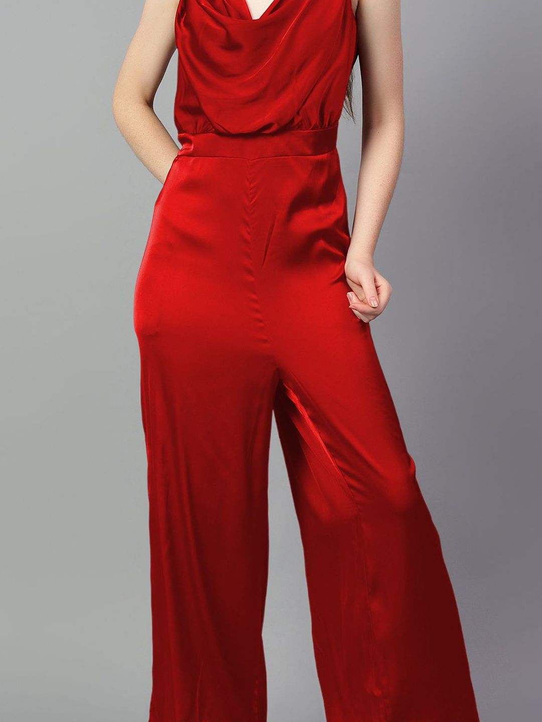 Kotty Cowl Neck Basic Jumpsuit
