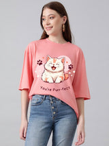 Kotty Women Printed T-shirt