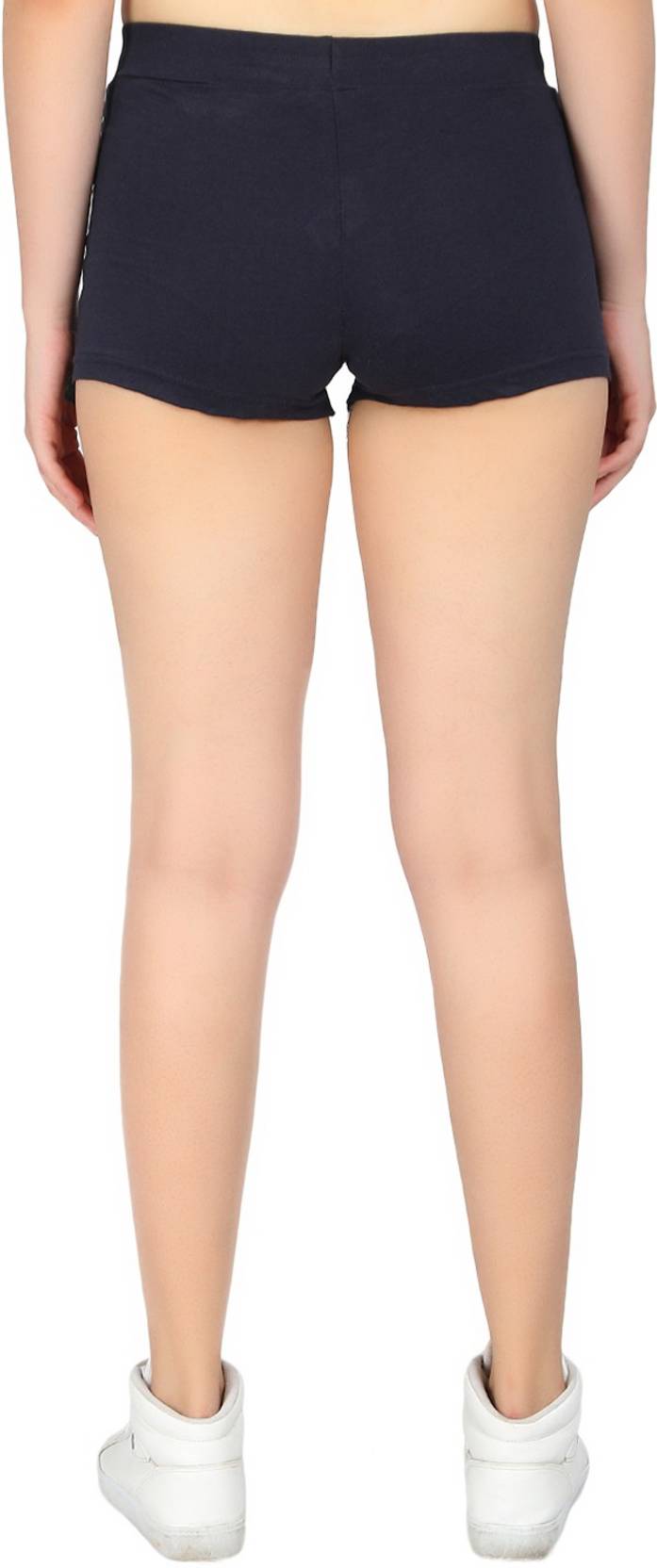 KOTTY  Self Design Women Black Regular Shorts Special price