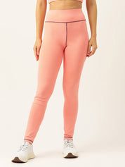 KOTTY  Self Design Women Pink Tights