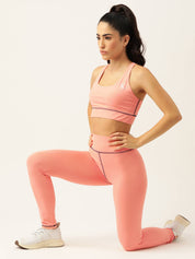 KOTTY  Self Design Women Pink Tights
