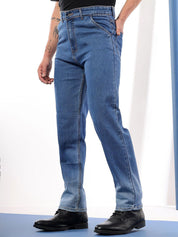 Kotty Men Comfort Regular Fit Mid-Rise Stretchable Jeans