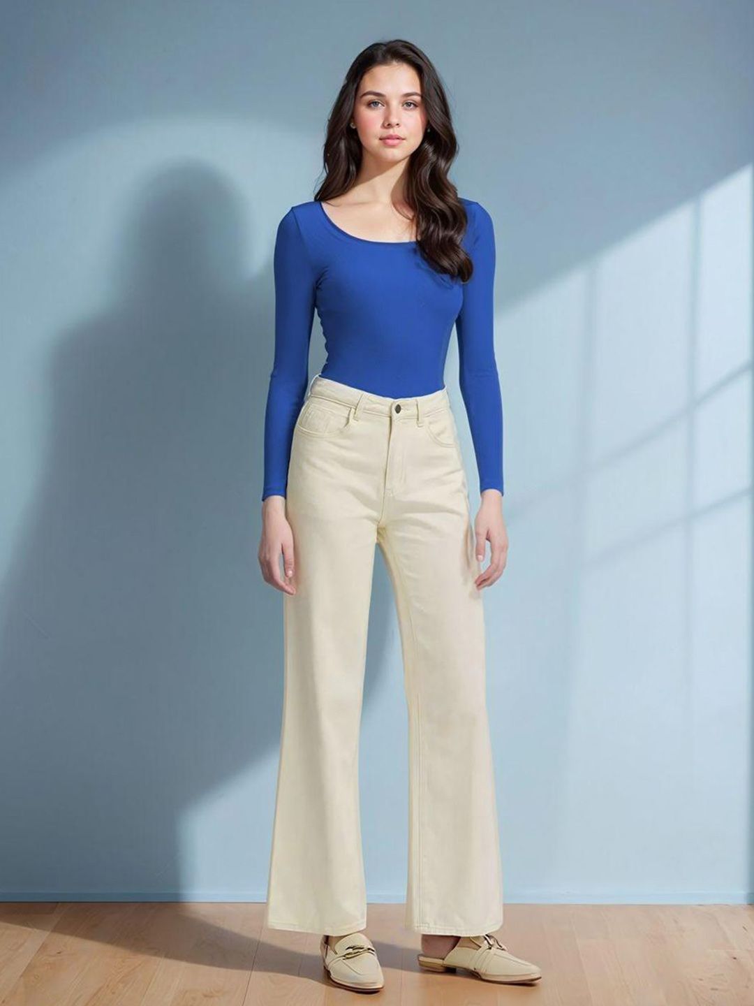 Kotty Women Solid Scoop Neck Top