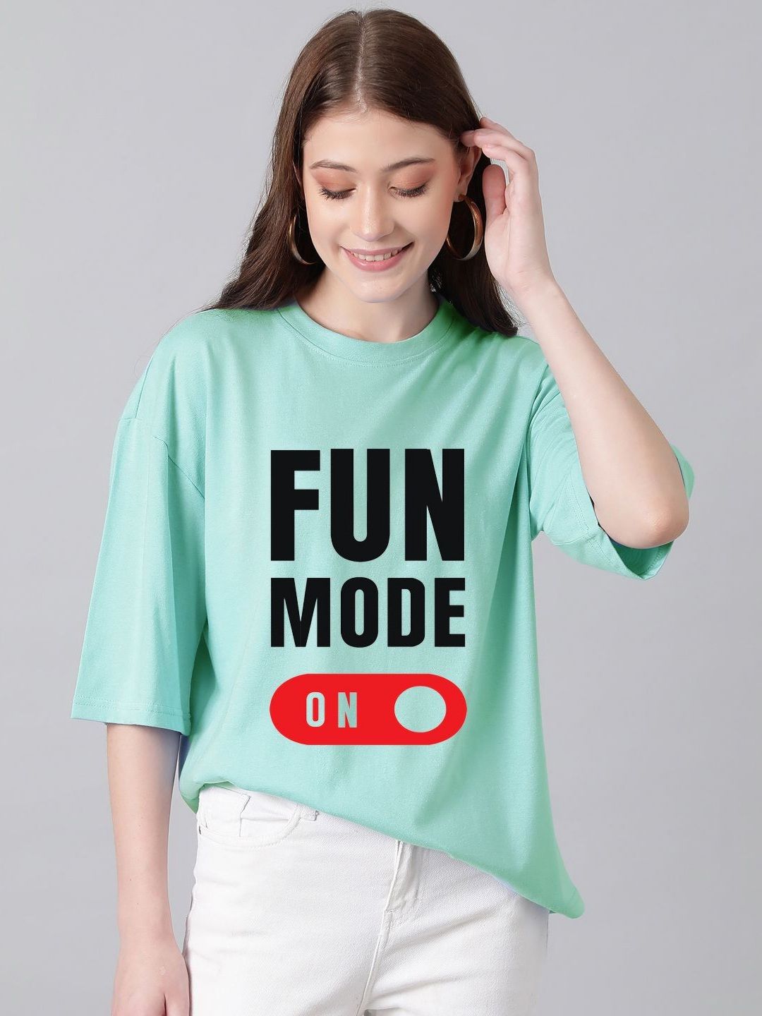 Kotty Women Typography Printed T-shirt