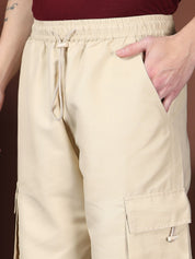 Kotty Men Relaxed Easy Wash Cargos Trousers
