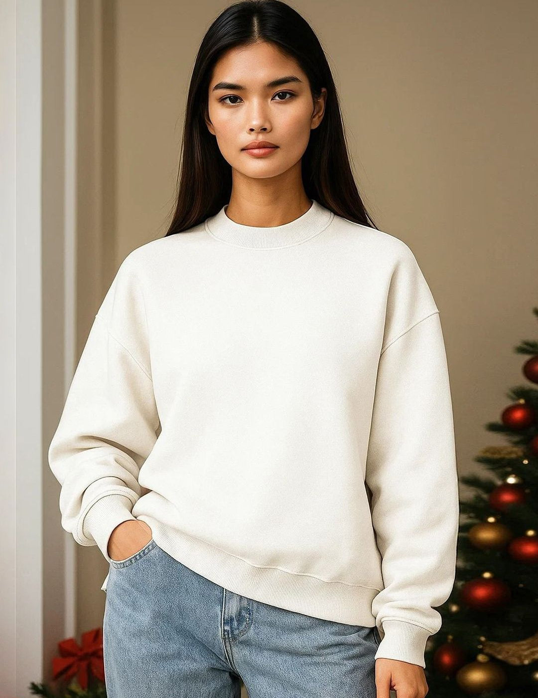 Kotty Women Round Neck Therma-Fit Sweatshirt