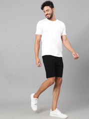 KOTTY  Solid Men Black Casual Shorts