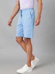 KOTTY  Solid Men Blue Casual Shorts