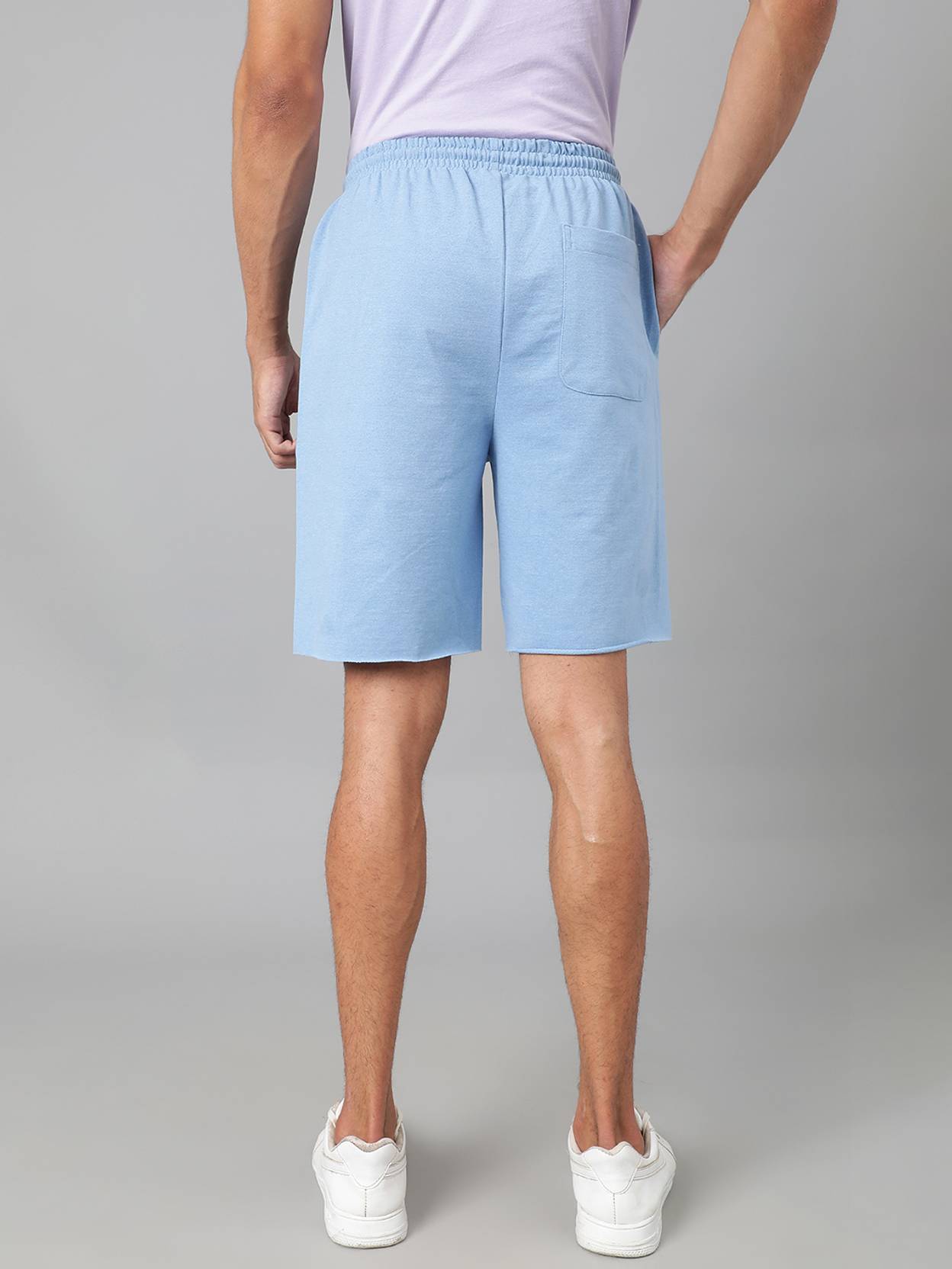 KOTTY  Solid Men Blue Casual Shorts