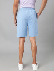 KOTTY  Solid Men Blue Casual Shorts