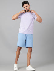 KOTTY  Solid Men Blue Casual Shorts