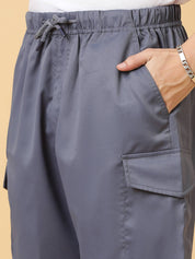 KOTTY  Solid Men Blue Regular Shorts