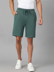 KOTTY  Solid Men Green Casual Shorts