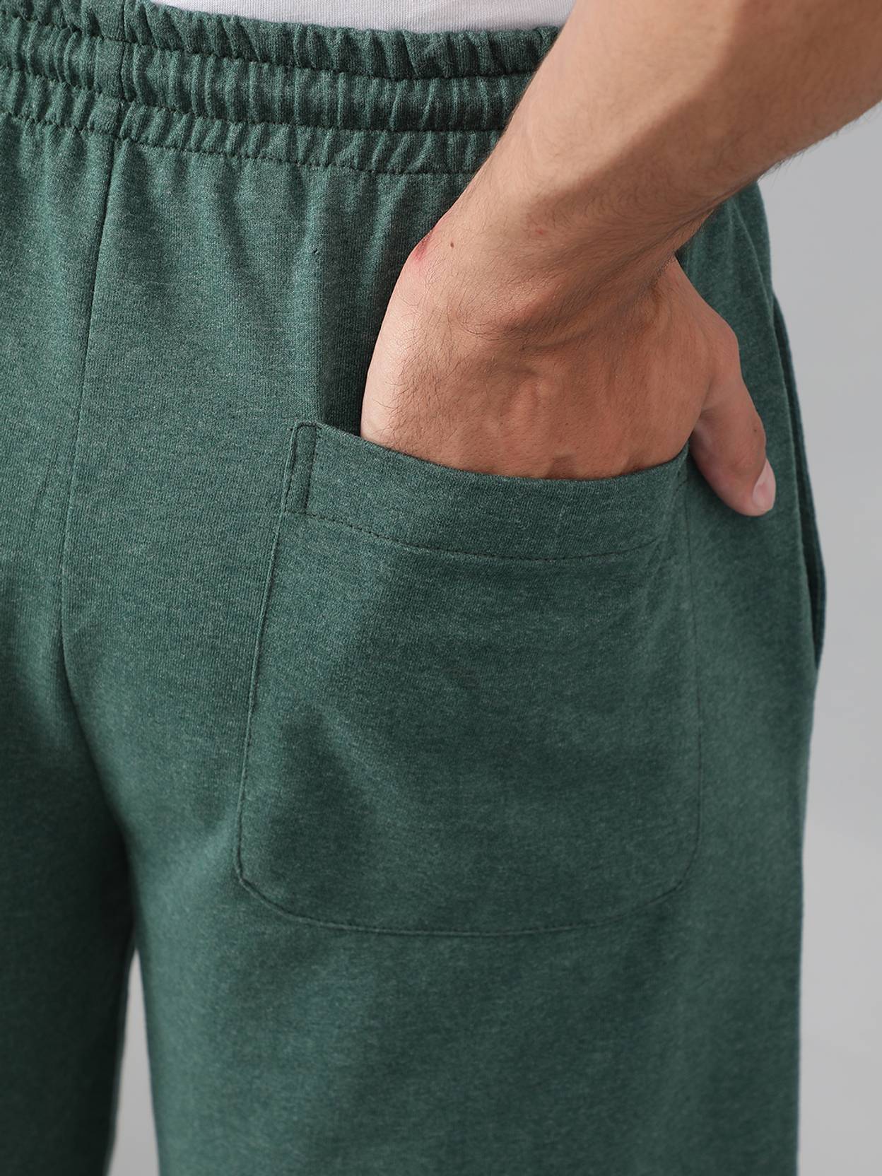 KOTTY  Solid Men Green Casual Shorts
