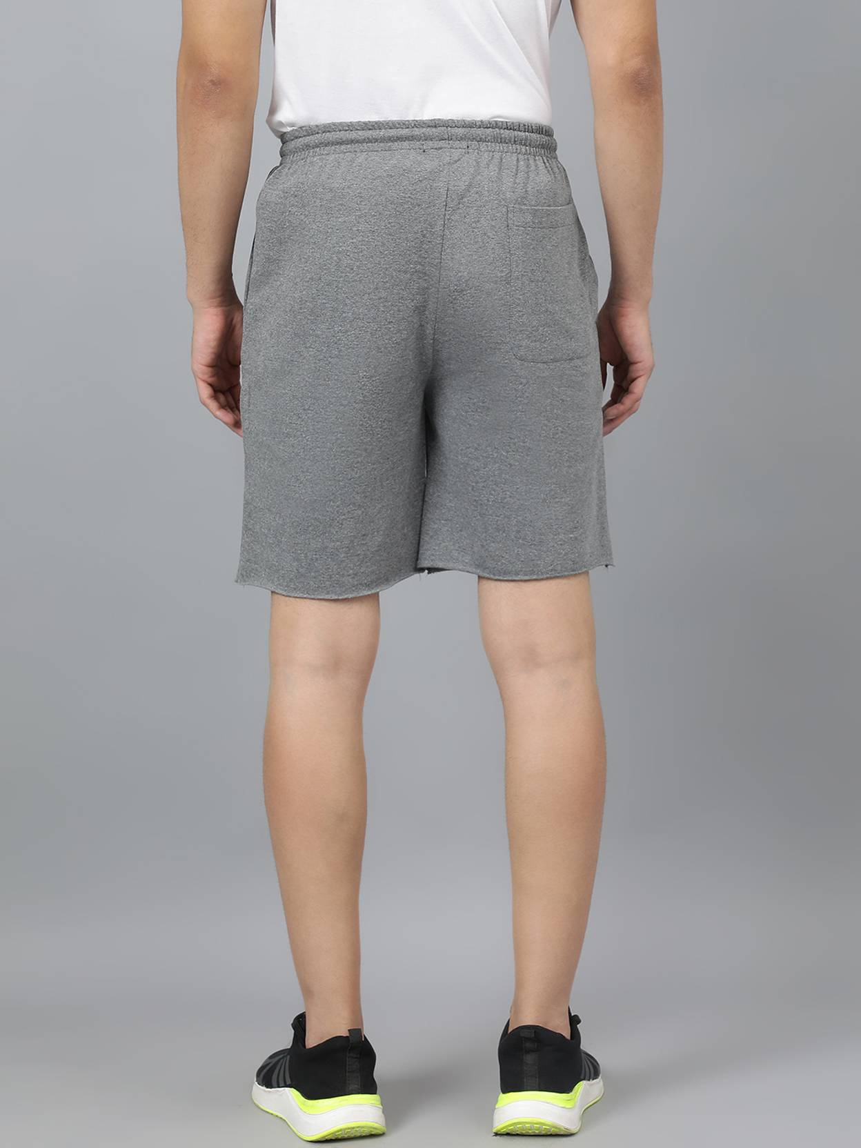 KOTTY  Solid Men Grey Casual Shorts