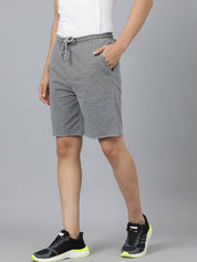 KOTTY  Solid Men Grey Casual Shorts