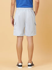 KOTTY  Solid Men Light Blue Cargo Shorts