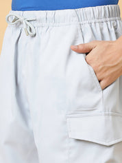 KOTTY  Solid Men Light Blue Cargo Shorts