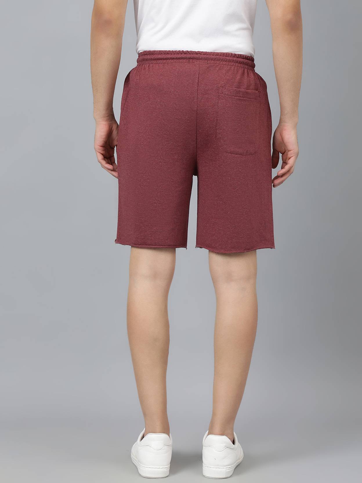 KOTTY  Solid Men Maroon Casual Shorts