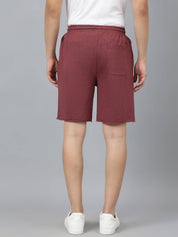 KOTTY  Solid Men Maroon Casual Shorts