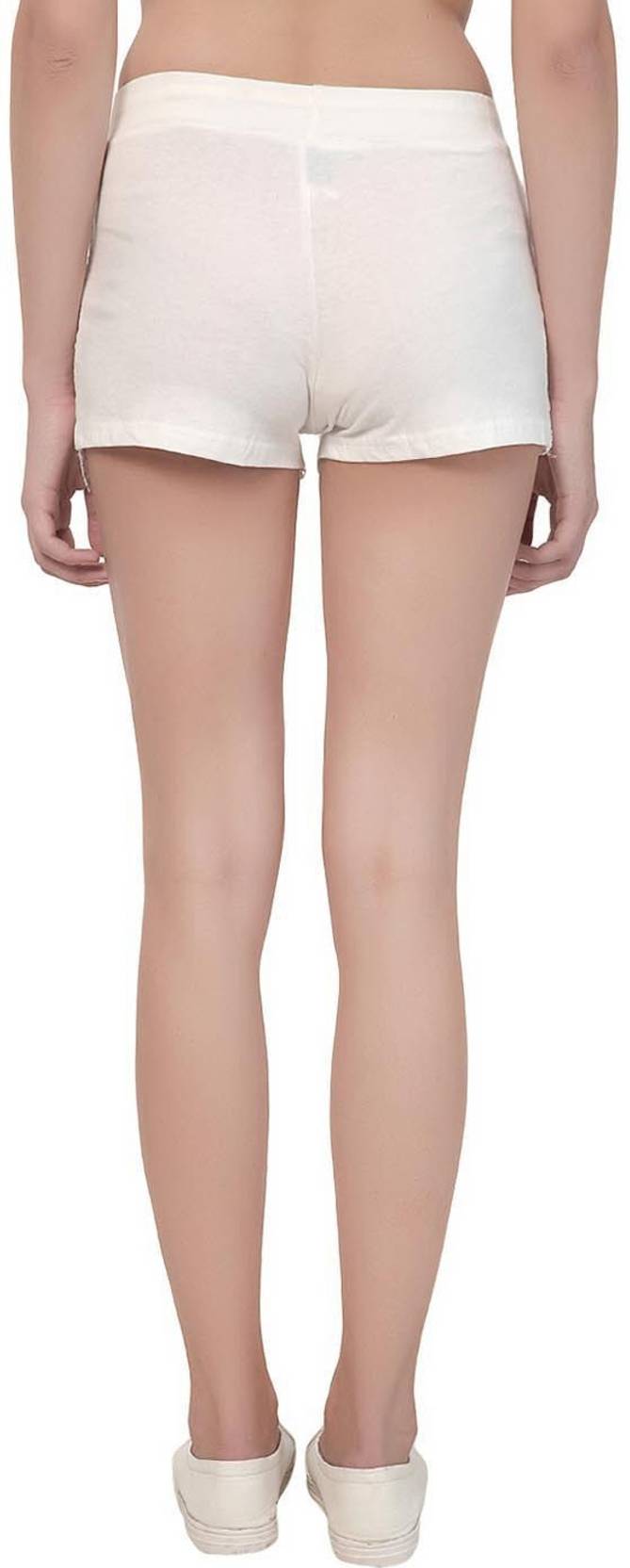 KOTTY  Solid Women Beige Regular Shorts