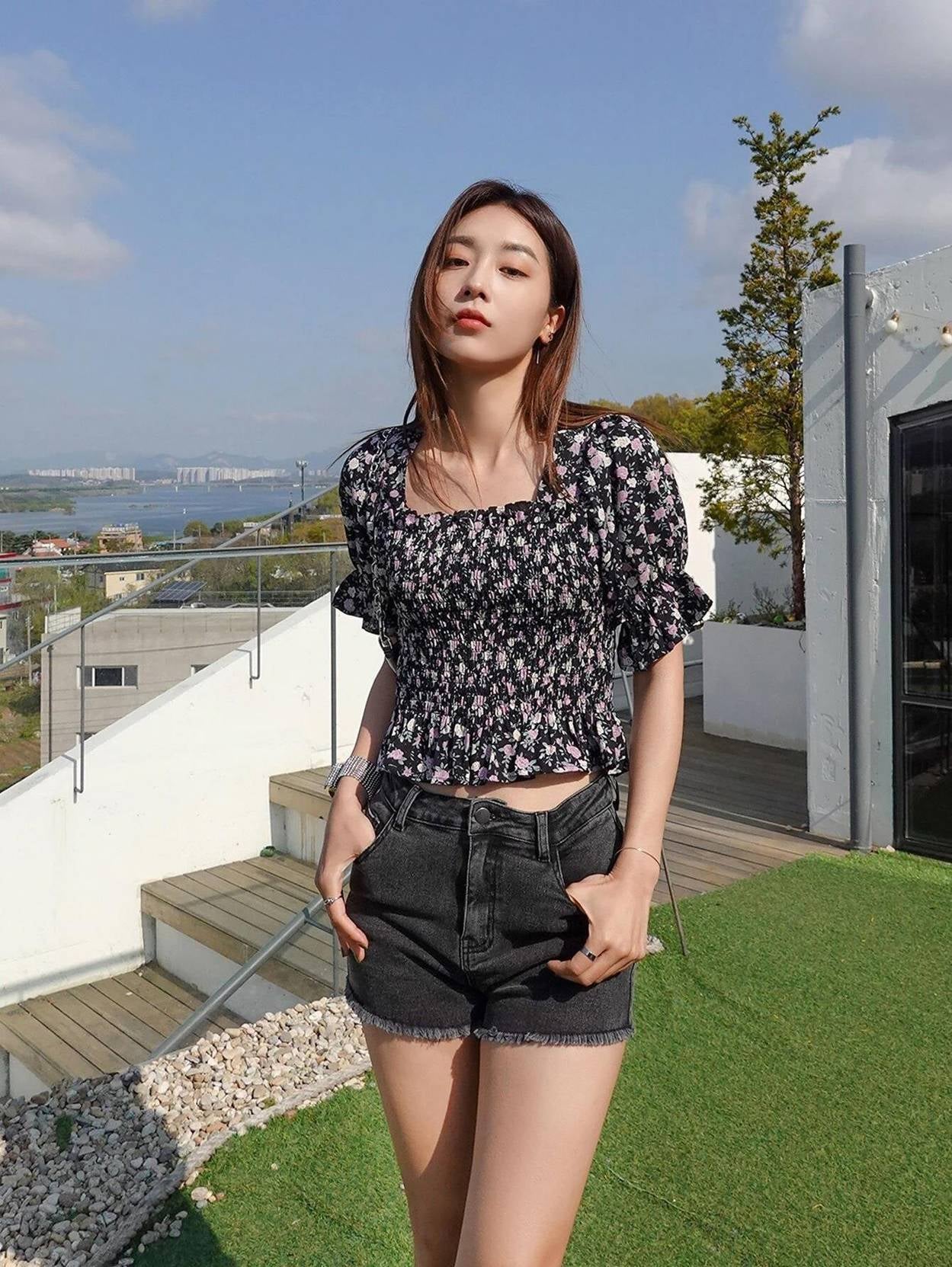KOTTY  Solid Women Black Regular Shorts