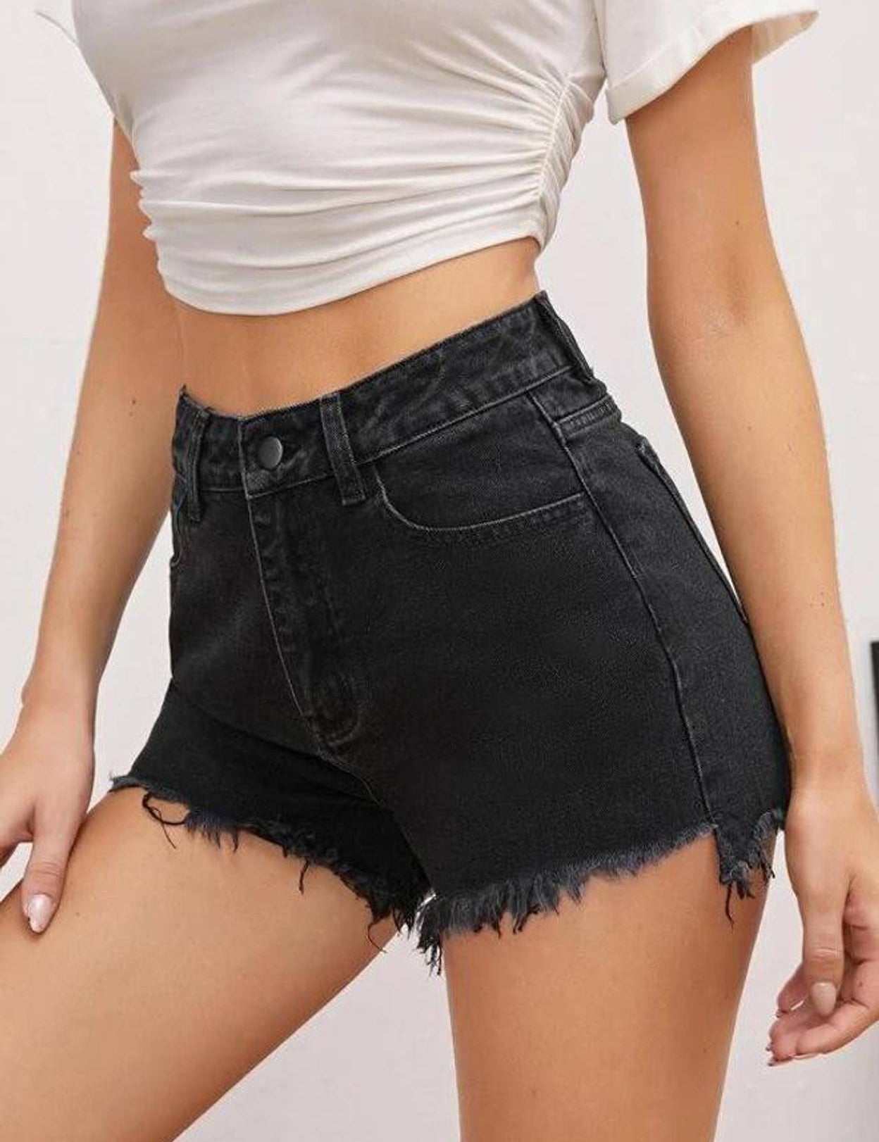 SolidWomenBlackRegularShorts-1_jpg.jpg