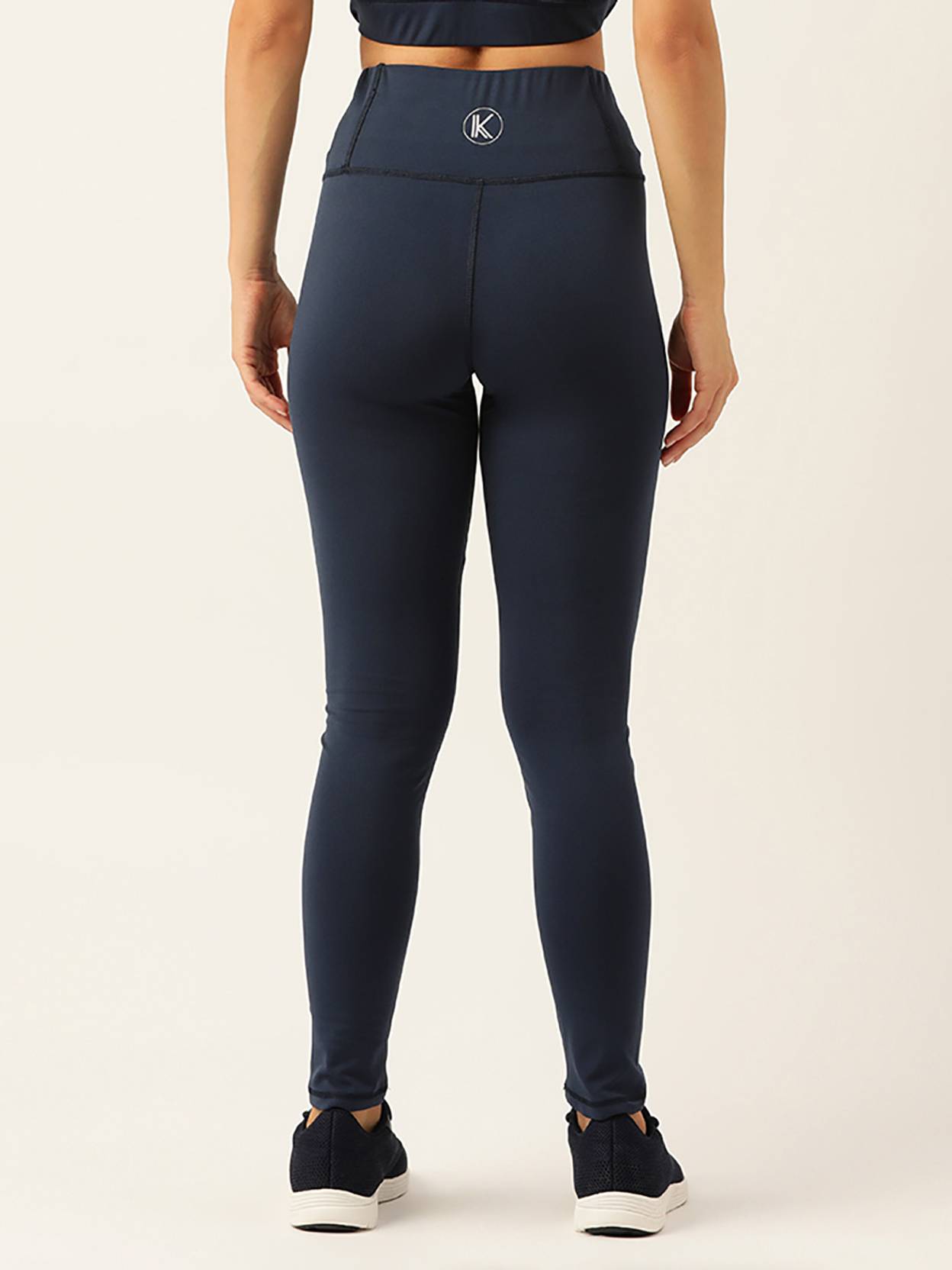 KOTTY  Solid Women Dark Blue Tights