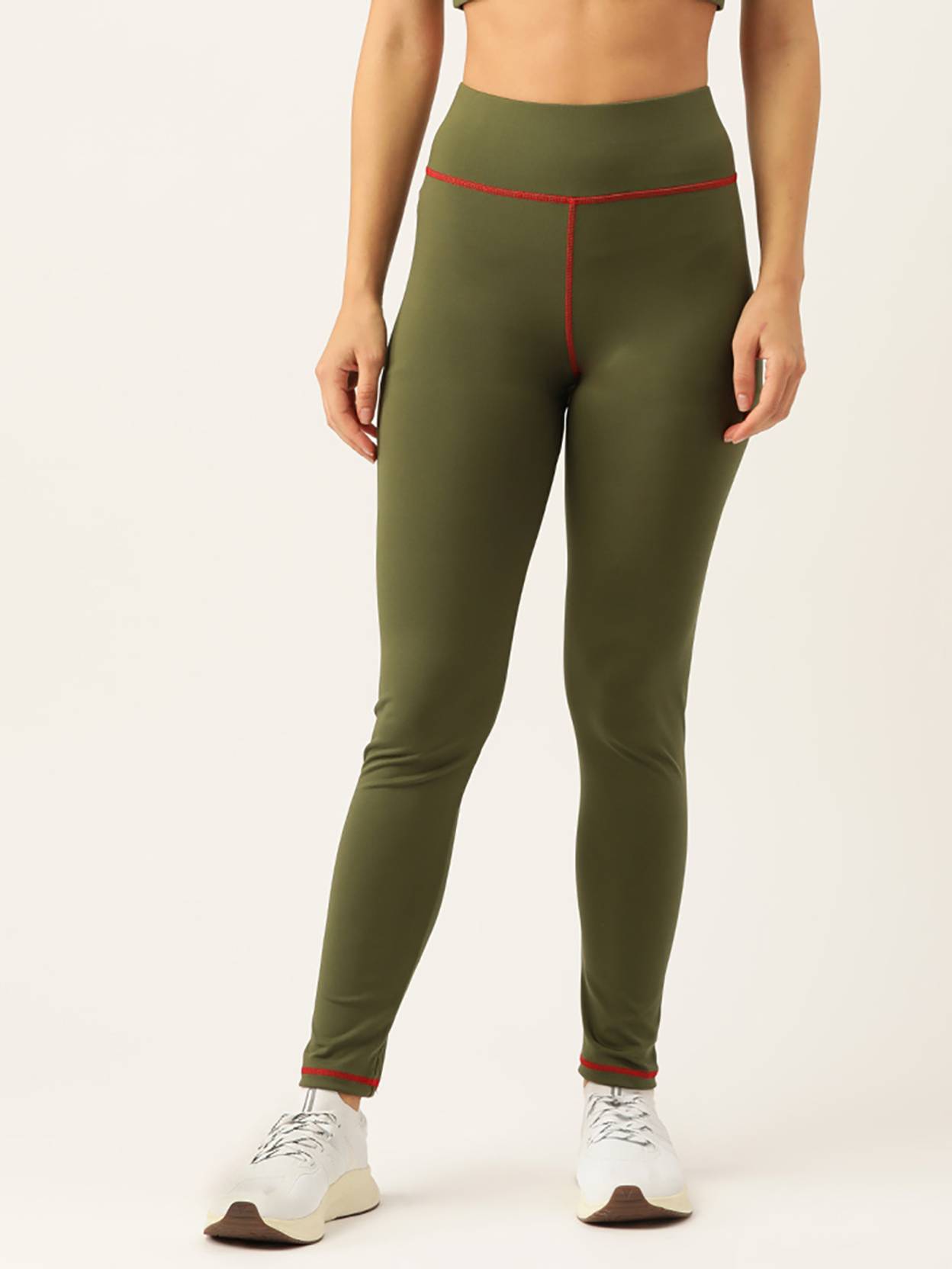 KOTTY  Solid Women Green Tights